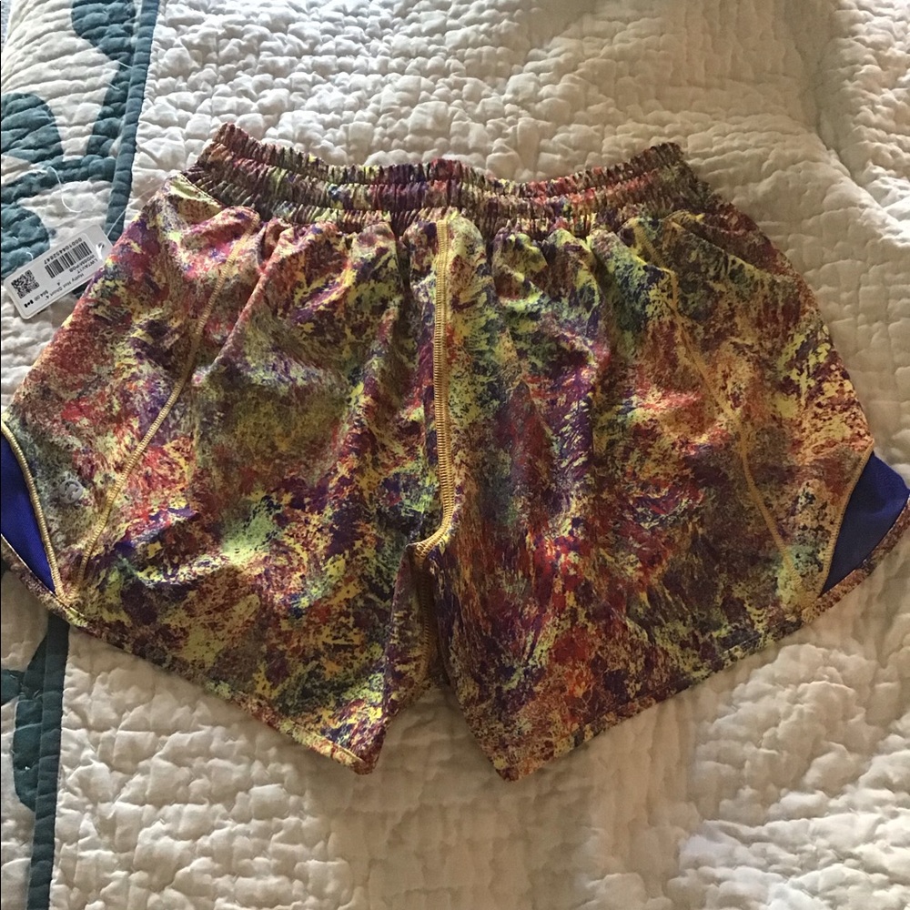 Lulu hottie hot shorts 4 inch sea wheeze 2019 NWT
